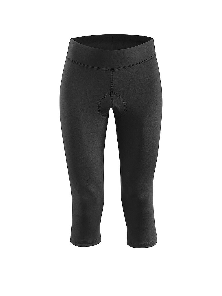 Löffler Radhose Basic 3/4 Bund Polyamid Schwarz