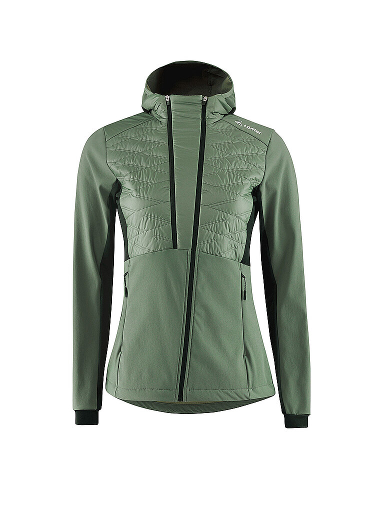 Löffler Langlaufjacke Hybrid PrimaLoft Gold Olive