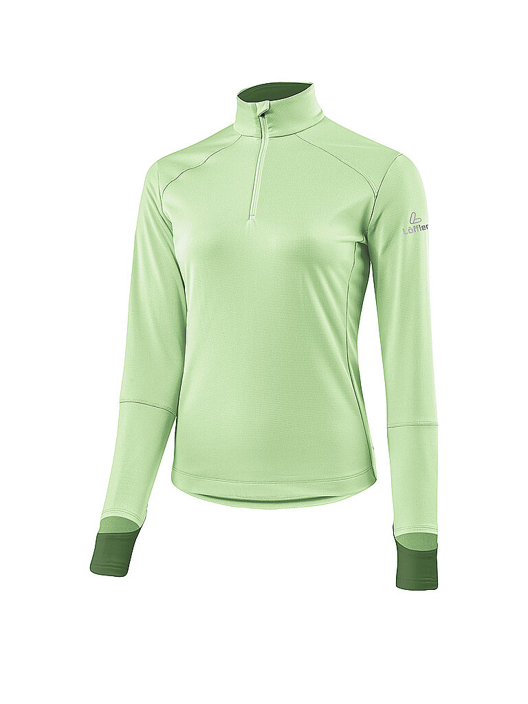 Löffler Langlaufunterziehshirt Midlayer Tech Stretch Mint