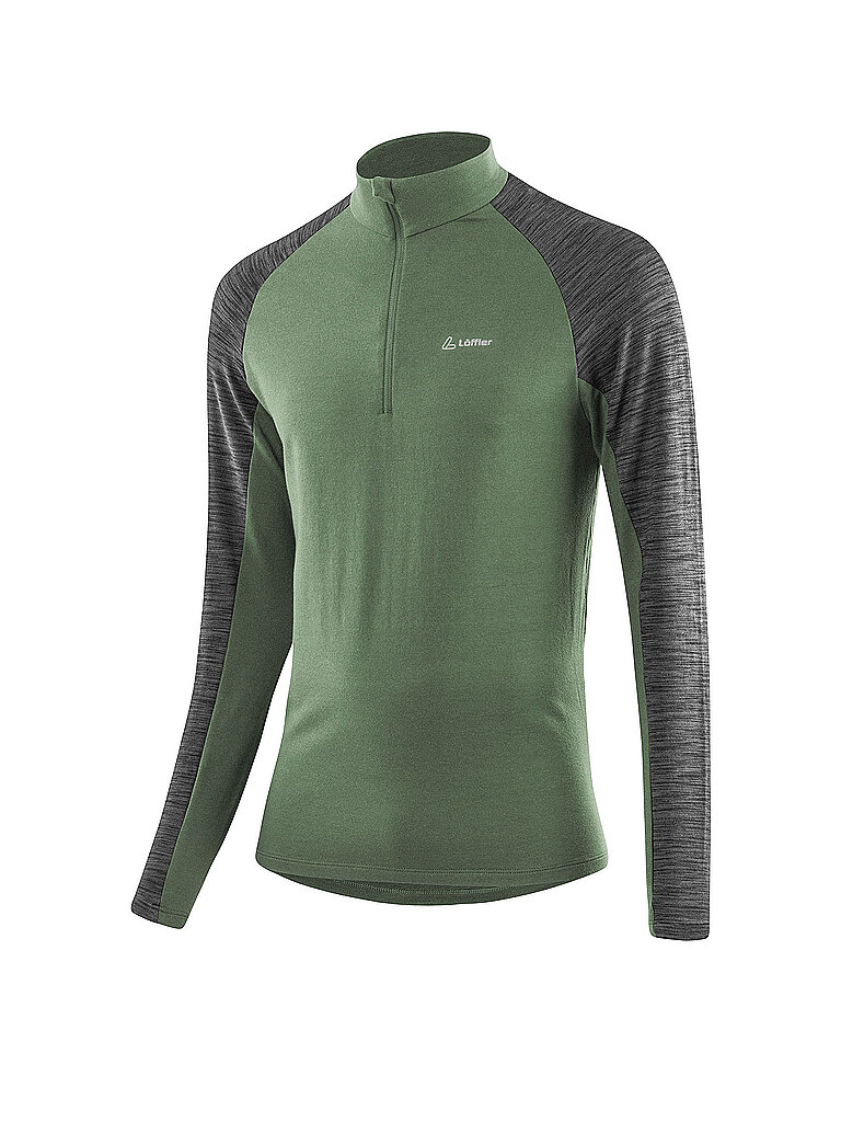 Herren Unterziehshirt Midlayer Transtex olive 48 M