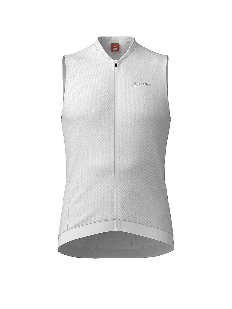 Löffler Radtrikot Vent FZ Mid SL Weiss