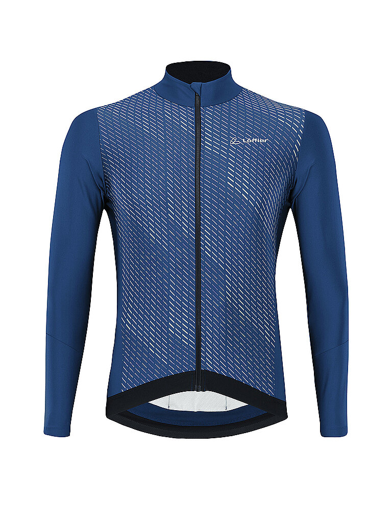 LÖFFLER Herren Winter Radtrikot Eagle Hotbond RF dunkelblau | 52