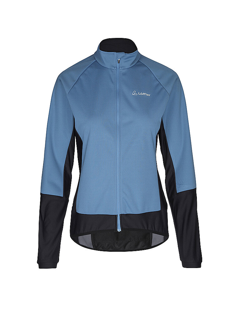 LÖFFLER Damen Winter Radjacke Alpha Airblocc Light blau | 38