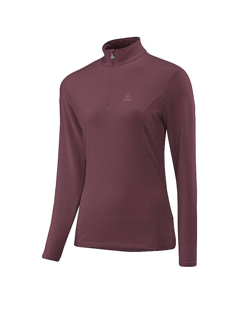 LÖFFLER Damen TRANSTEX Pulli Basic dunkelrot | 34
