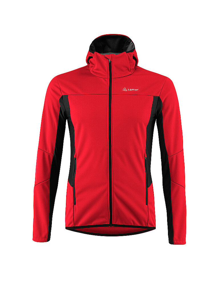 LÖFFLER Herren Langlauf Jacke North AB Light Hoodie rot | 50