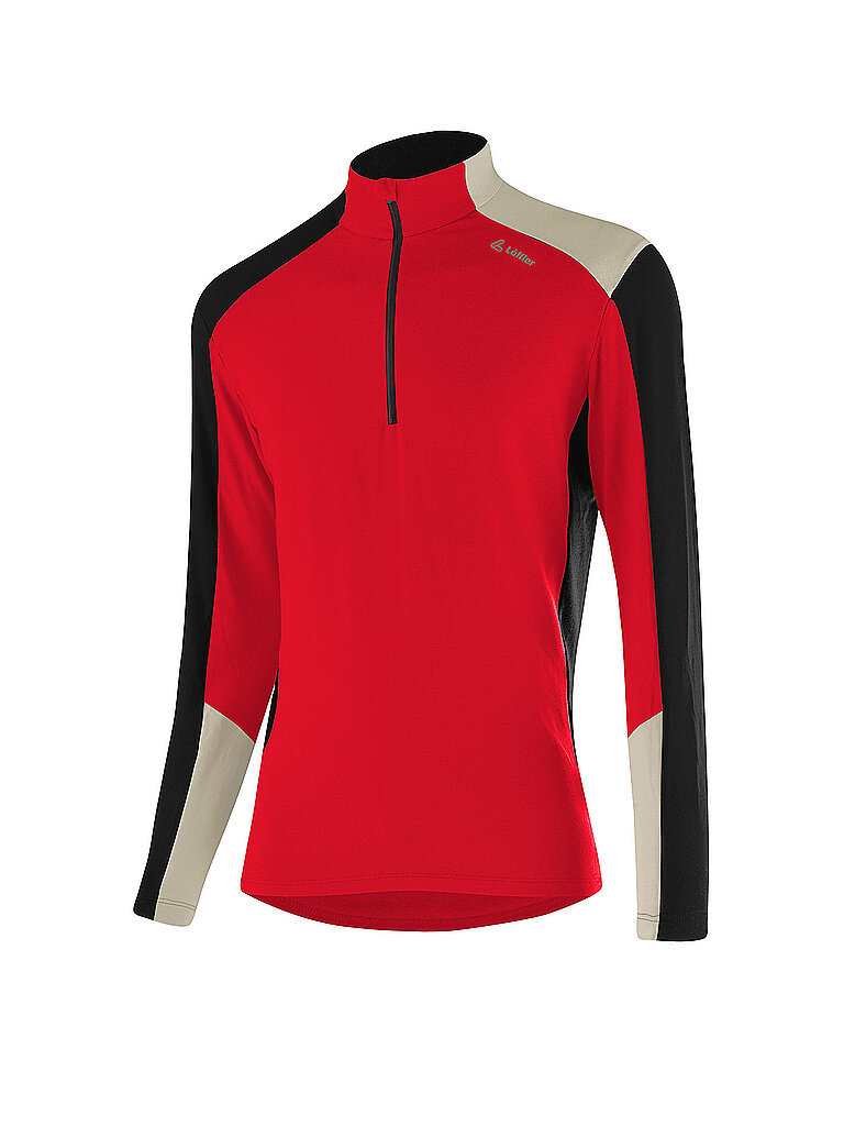 LÖFFLER Herren Unterzieh Zipshirt HARLEY TRANSTEX rot | 50