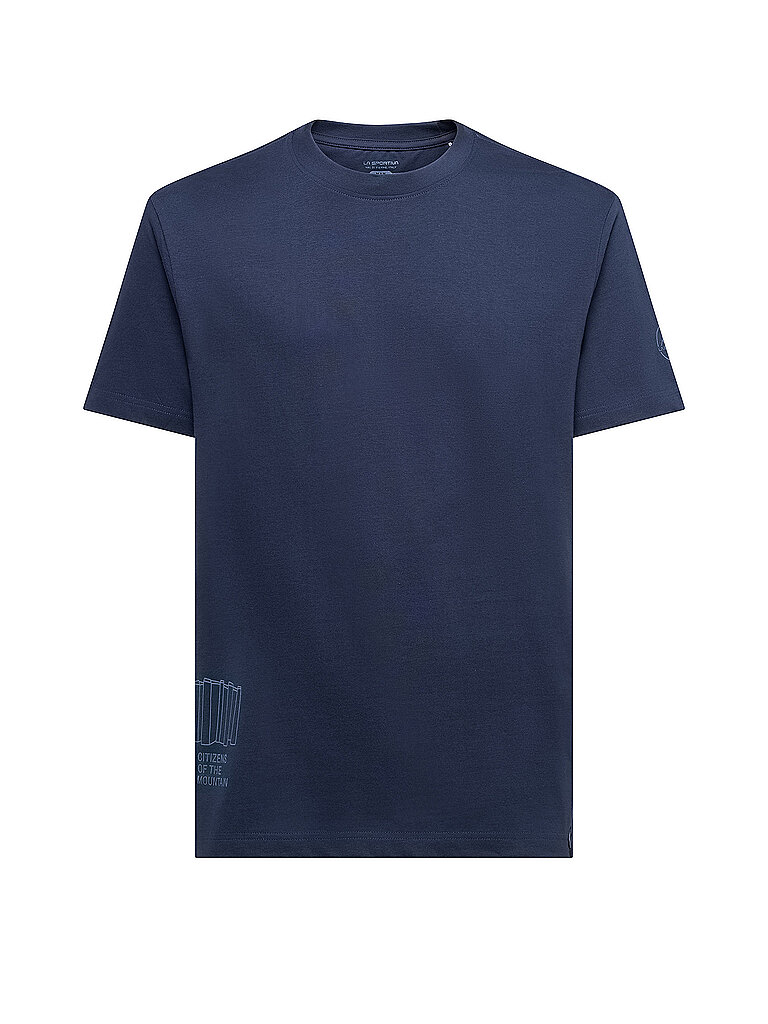 la sportiva T-Shirt Rundhalsausschnitt Kurzarm Dunkelblau