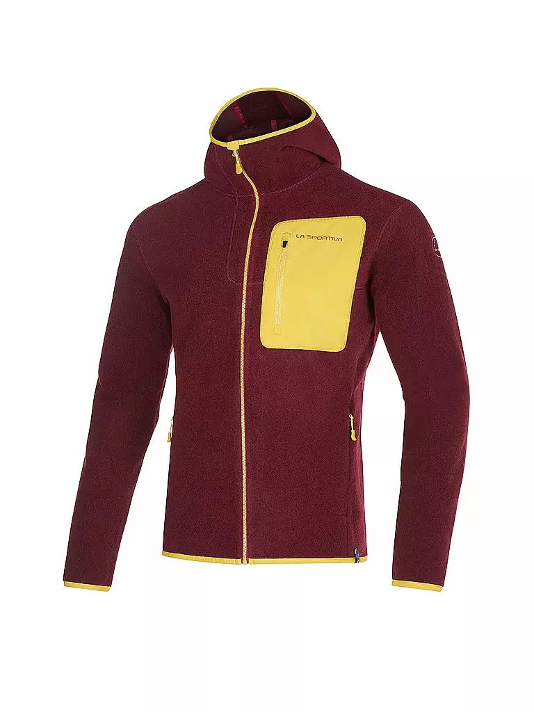 LA SPORTIVA | Herren Kletter Fleecejacke Agon Hoodie | rot