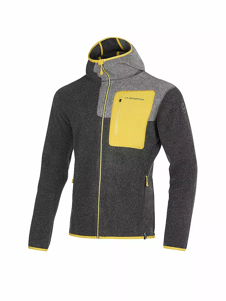 LA SPORTIVA | Herren Kletter Fleecejacke Agon Hoodie | grau