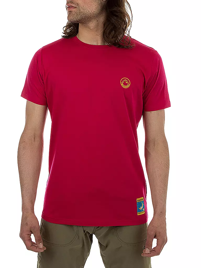 LA SPORTIVA | Herren Klettershirt Climbing on the Moon | pink