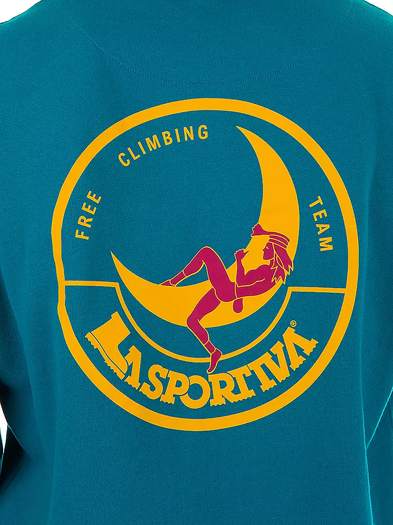 LA SPORTIVA | Herren Klettershirt Climbing on the Moon | petrol