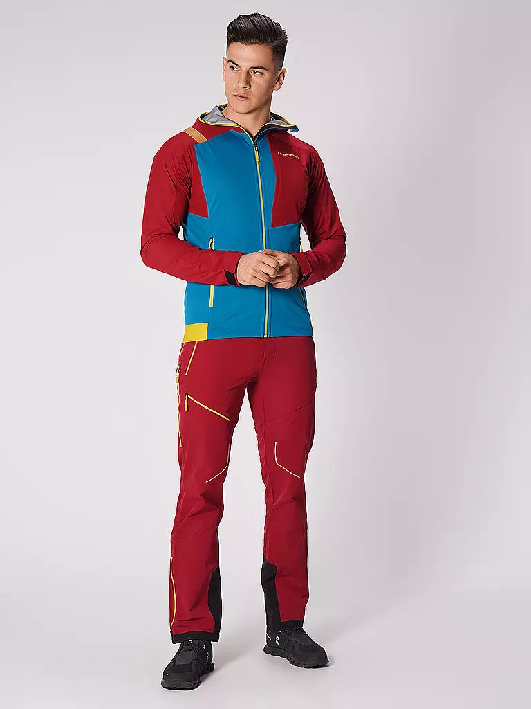 LA SPORTIVA | Herren Touren Softshelljacke Macnas Hoodie | blau