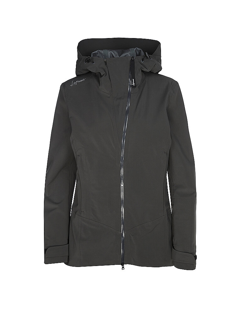 Damen Tourenjacke Giada 3L Waterproof Hoodie schwarz 36 W