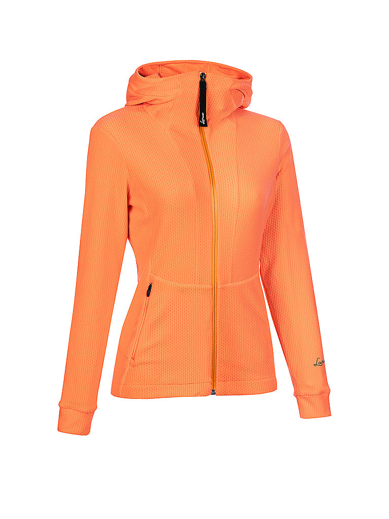LAMUNT Fleecejacke Thermal Fleece Recyceltes Polyester Orange