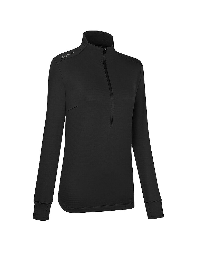 Damen Funktions Zipshirt Nora schwarz 38 W