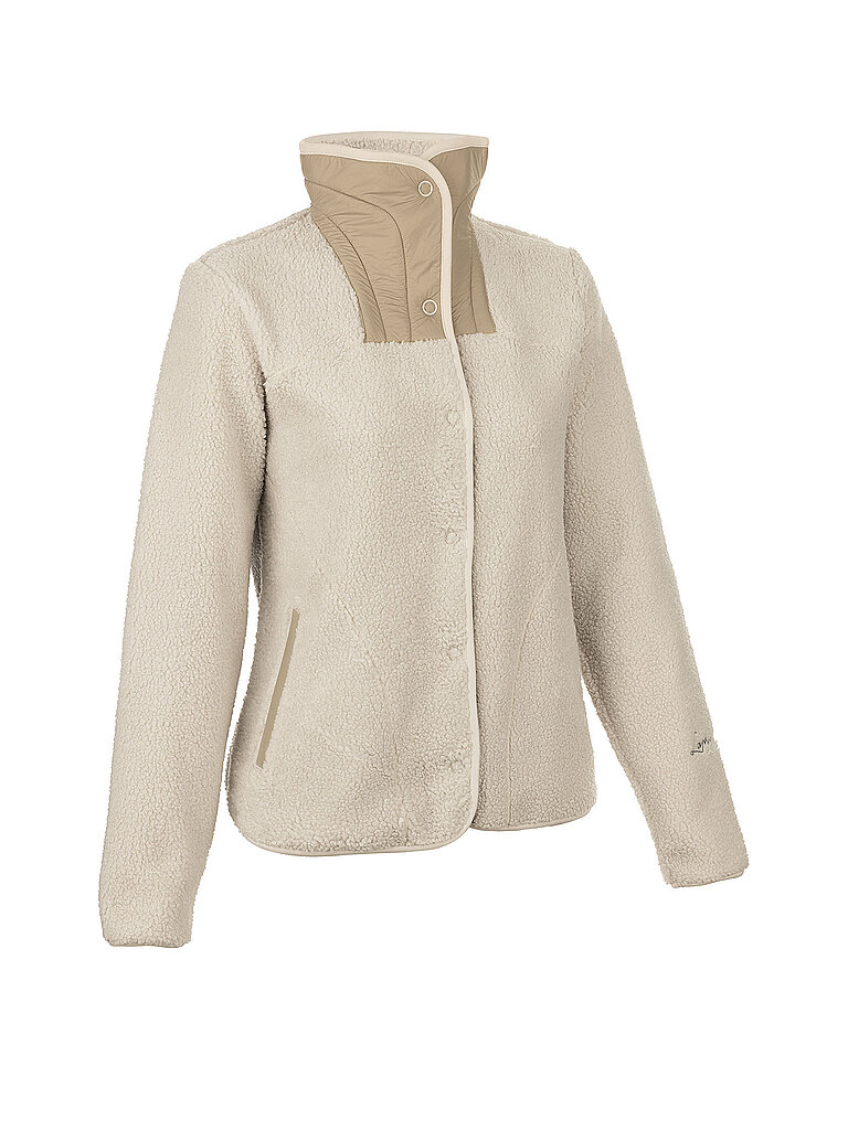 LAMUNT Damen Fleecejacke Sabine Cozy Thermalfleece beige | 36