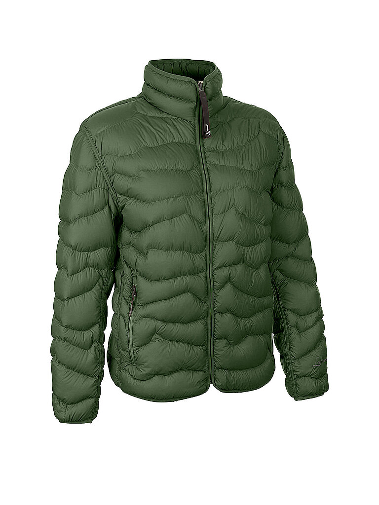 LAMUNT Damen Isojacke Bianca Light Rec. Down dunkelgrün | 38