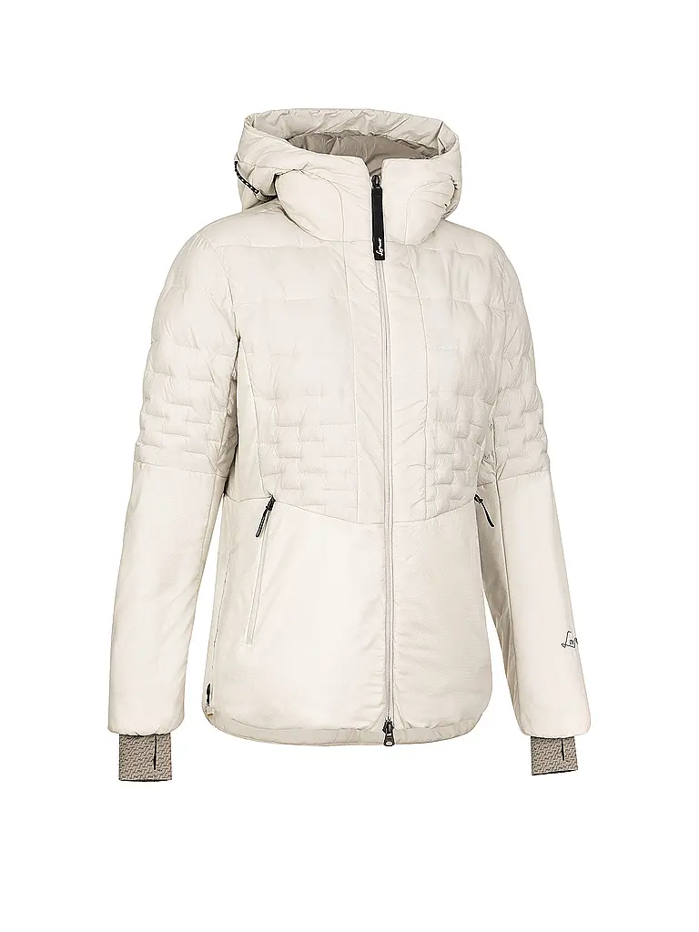 LAMUNT | Damen Isojacke Luisa Remoca Hoodie | beige