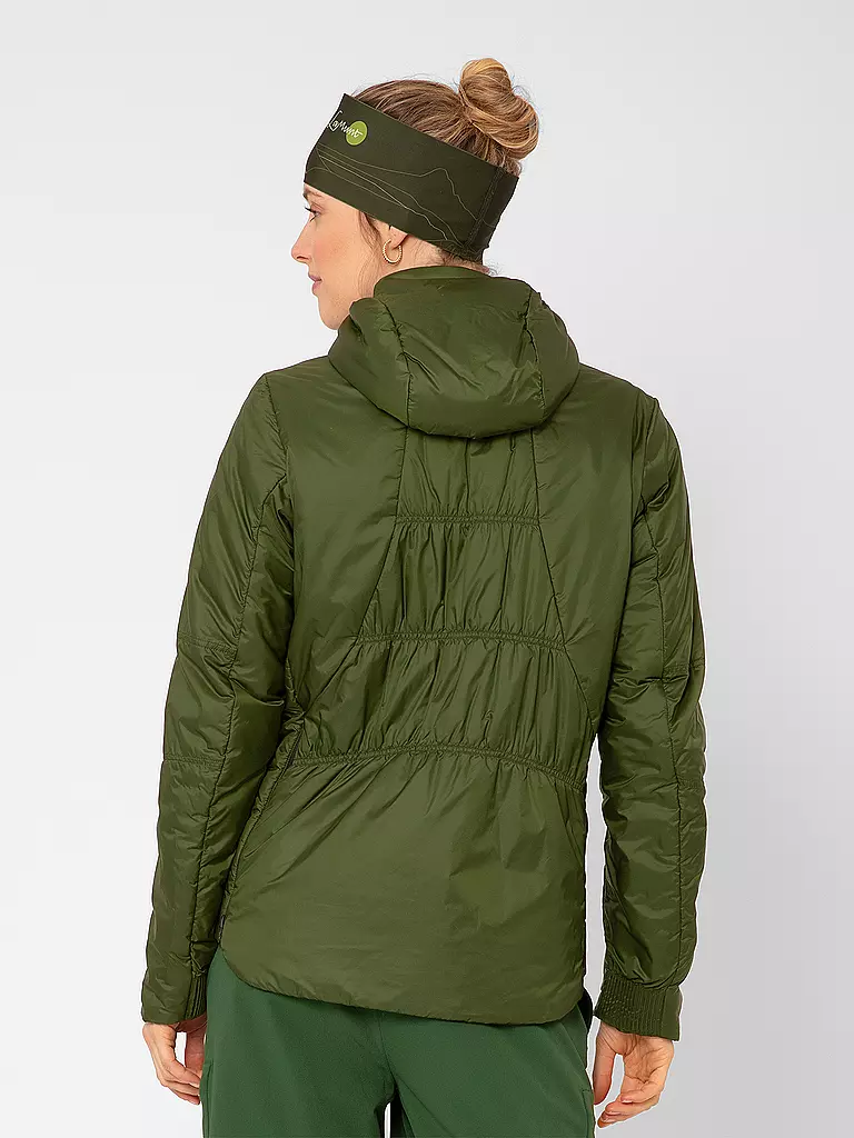 LAMUNT | Damen Touren Isojacke Alberta Light Remoca Pad® | dunkelgrün
