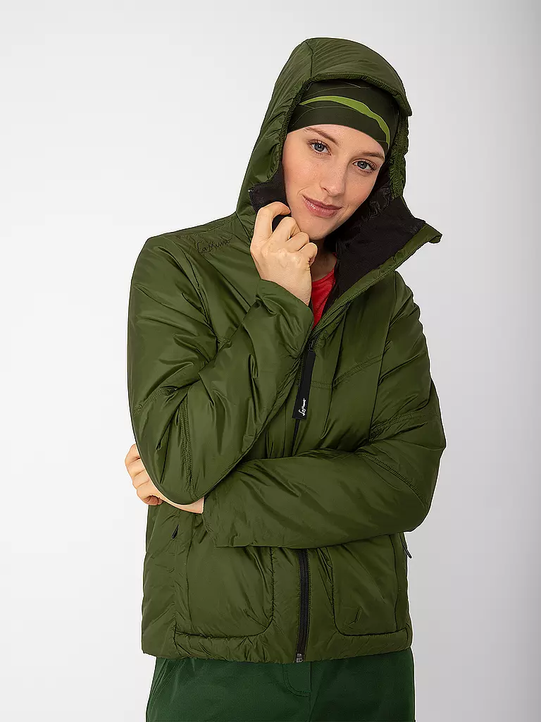 LAMUNT | Damen Touren Isojacke Alberta Light Remoca Pad® | dunkelgrün