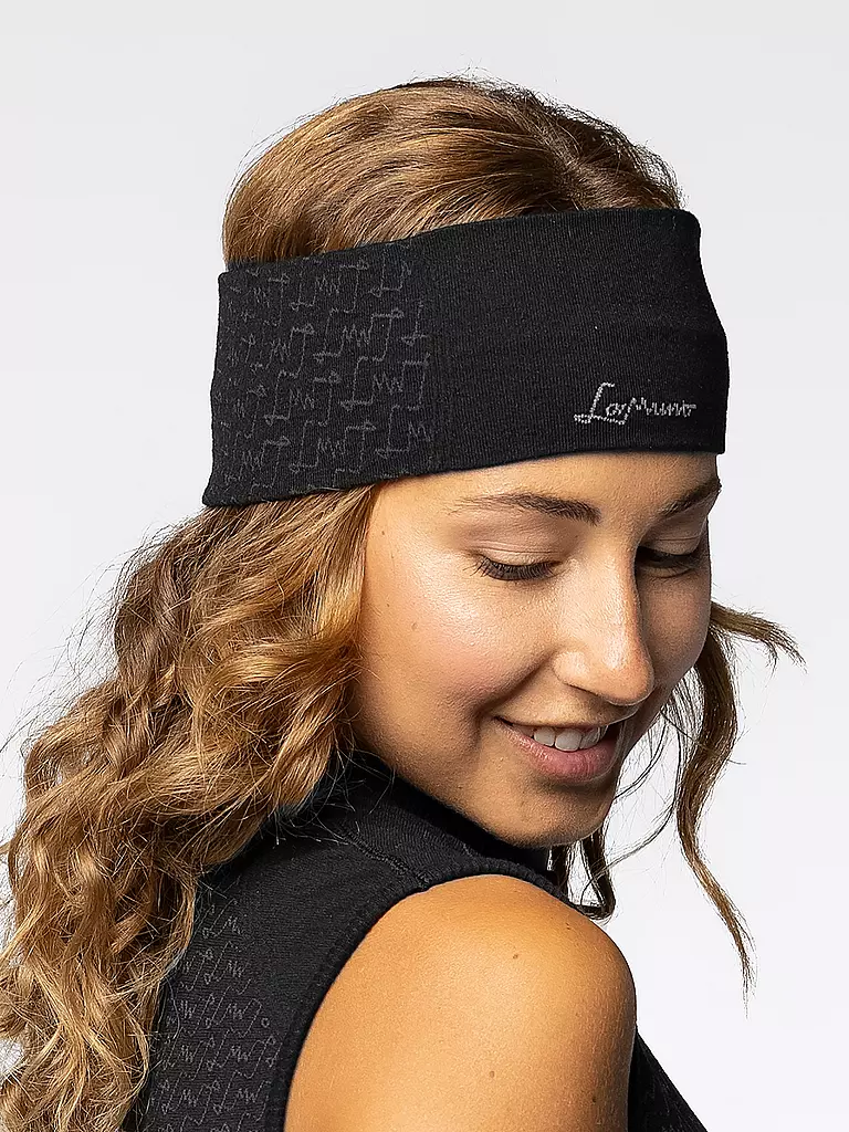 LAMUNT | Stirnband Alice Cashmere | schwarz