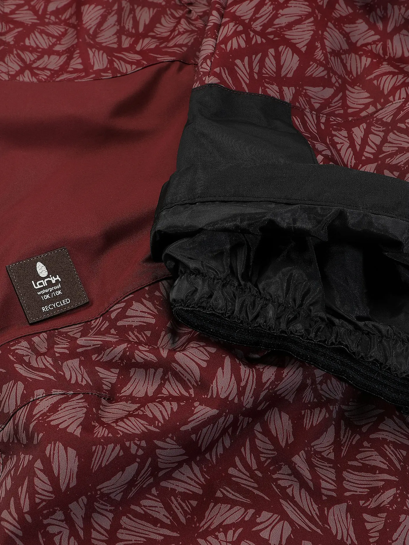 LARIX |  Kinder Skihose Junior  | dunkelrot