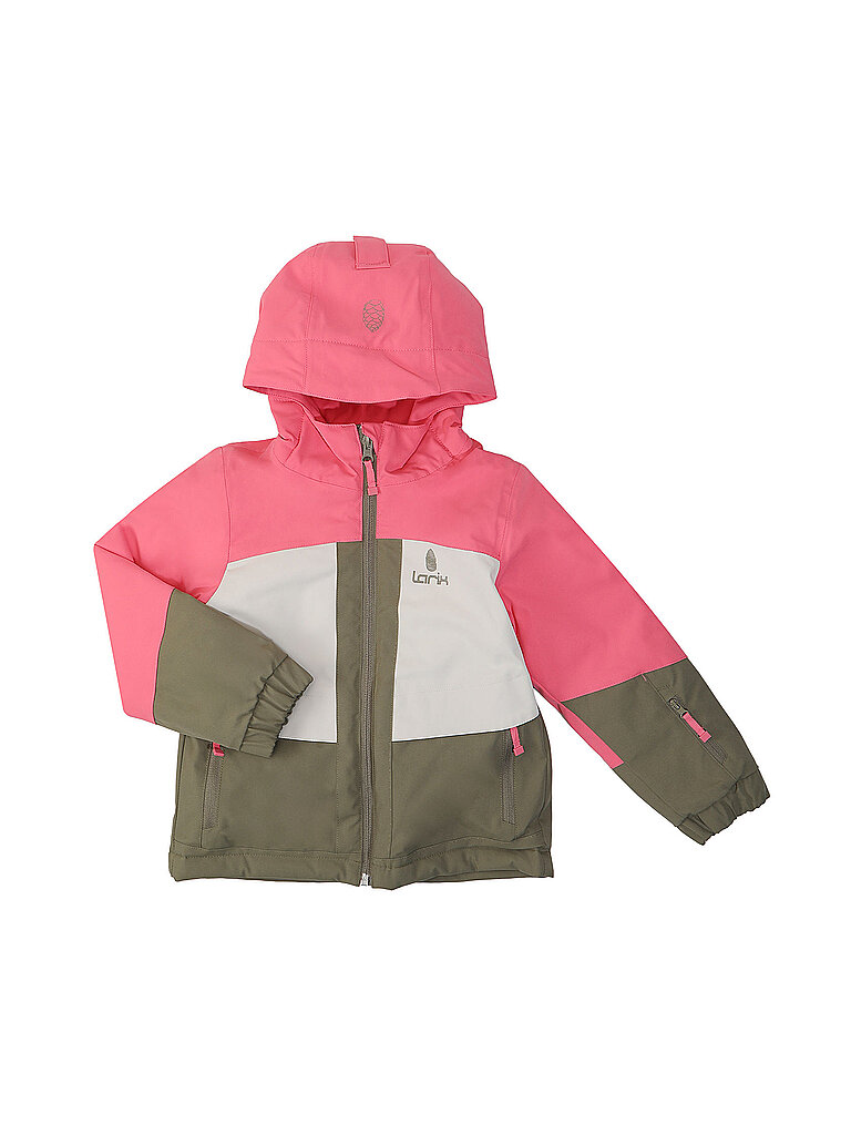 Larix Skijacke Taschen Wasserfest Polyester Orange