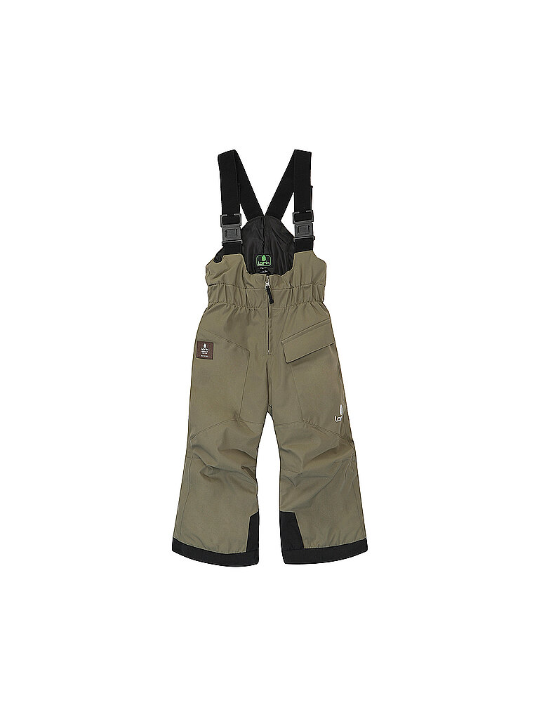 Larix Skihose Latzhose Wasserfest Polyester Olive