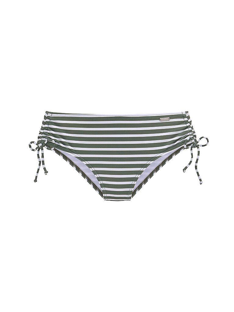 Lascana Bikinihose Hoch Geschnitten Polyamid-Elastan Olive
