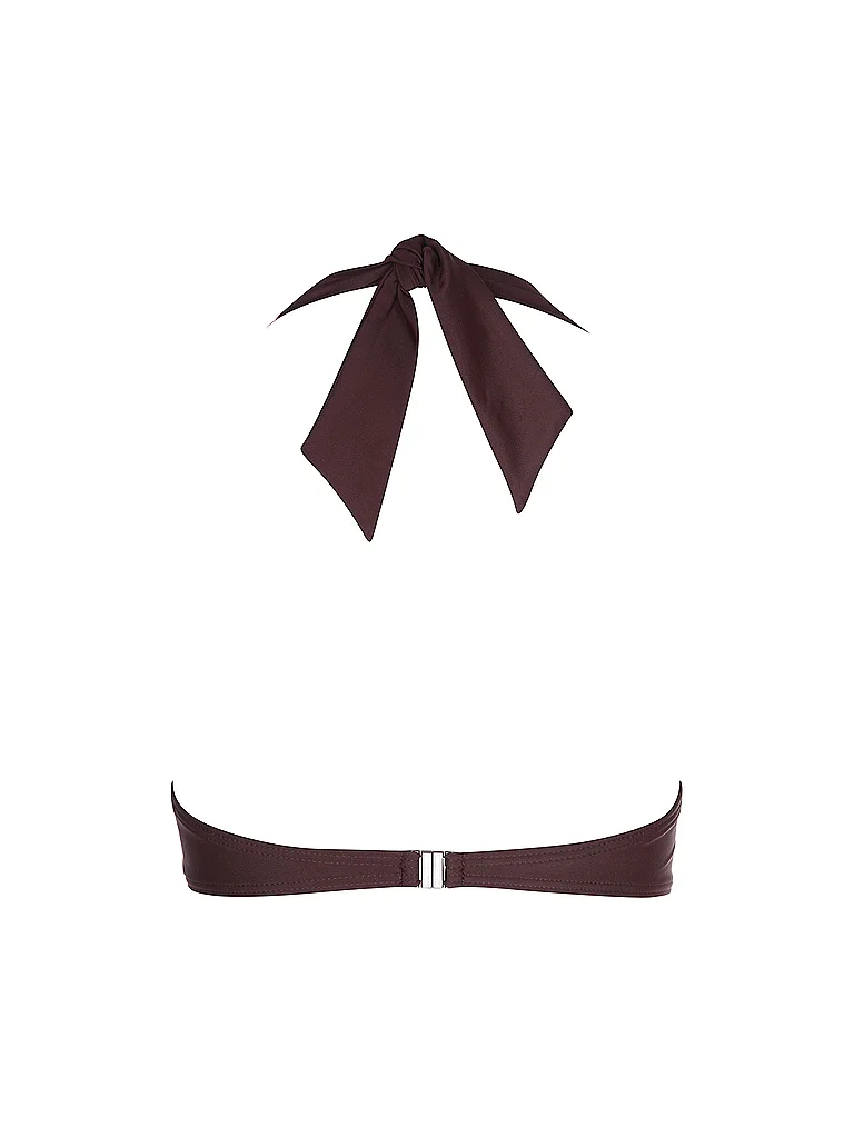 Lascana Damen Bikinioberteil Bandeau Dunkelrot | 42D