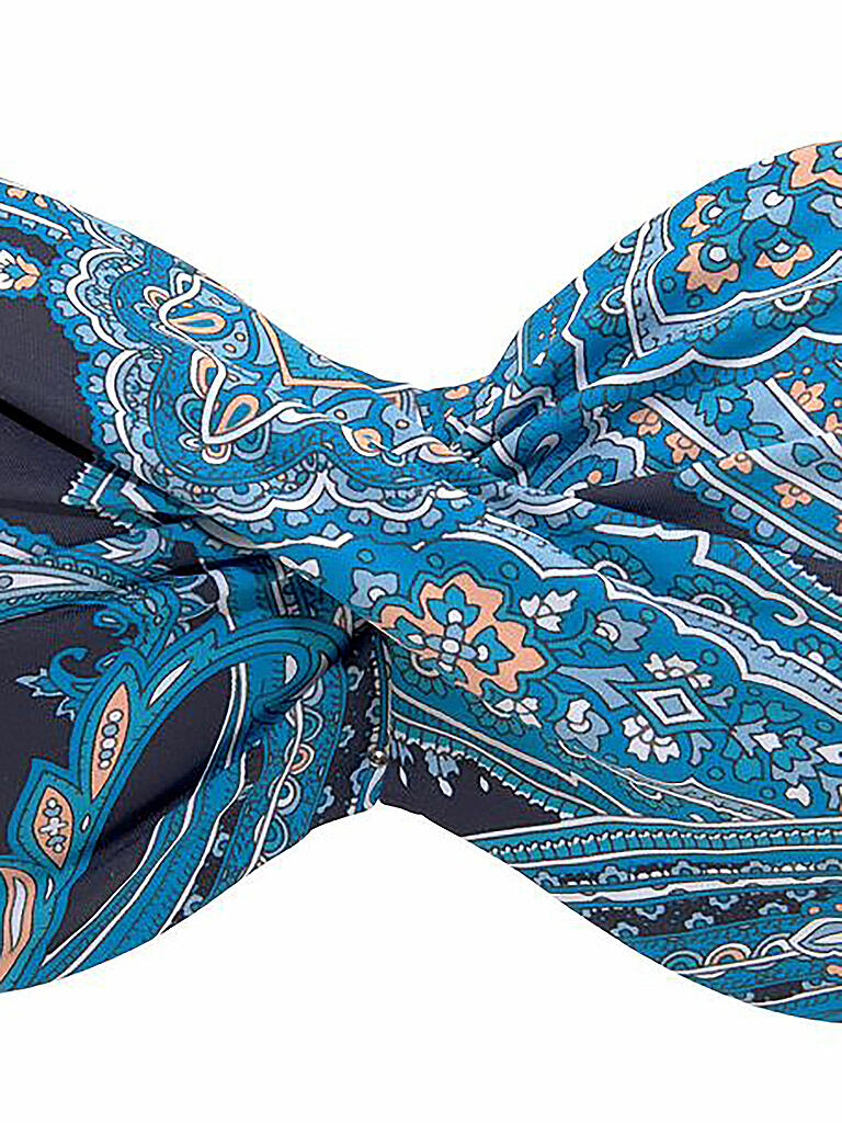 LASCANA | Damen Bikinioberteil Bandeau Sparkle | blau