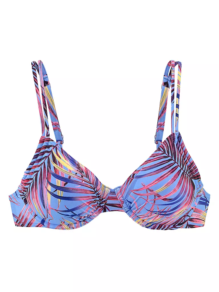 LASCANA | Damen Bikinioberteil | blau