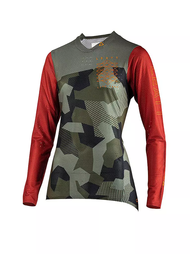 LEATT | Damen MTB-Trikot Gravity 4.0 LS | olive