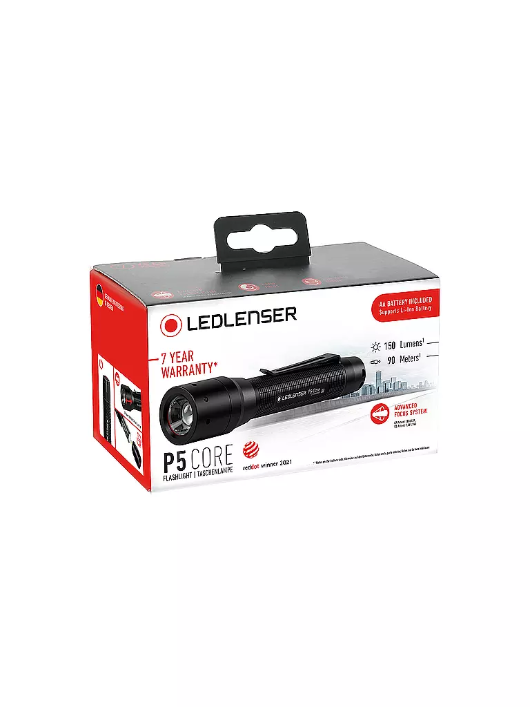 LEDLENSER | Stablampe P5 Core | schwarz