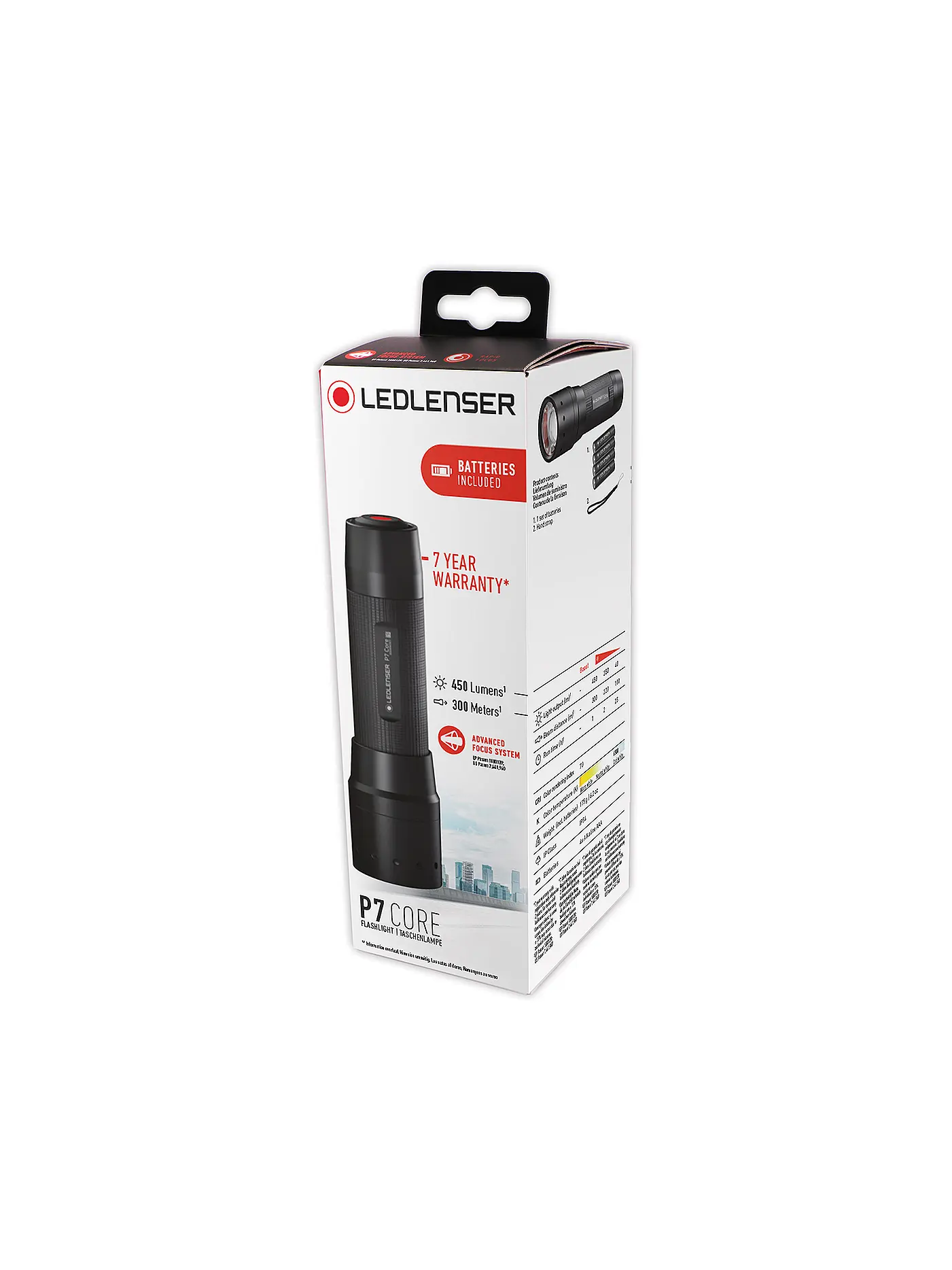 LEDLENSER | Stablampe P7 Core | schwarz