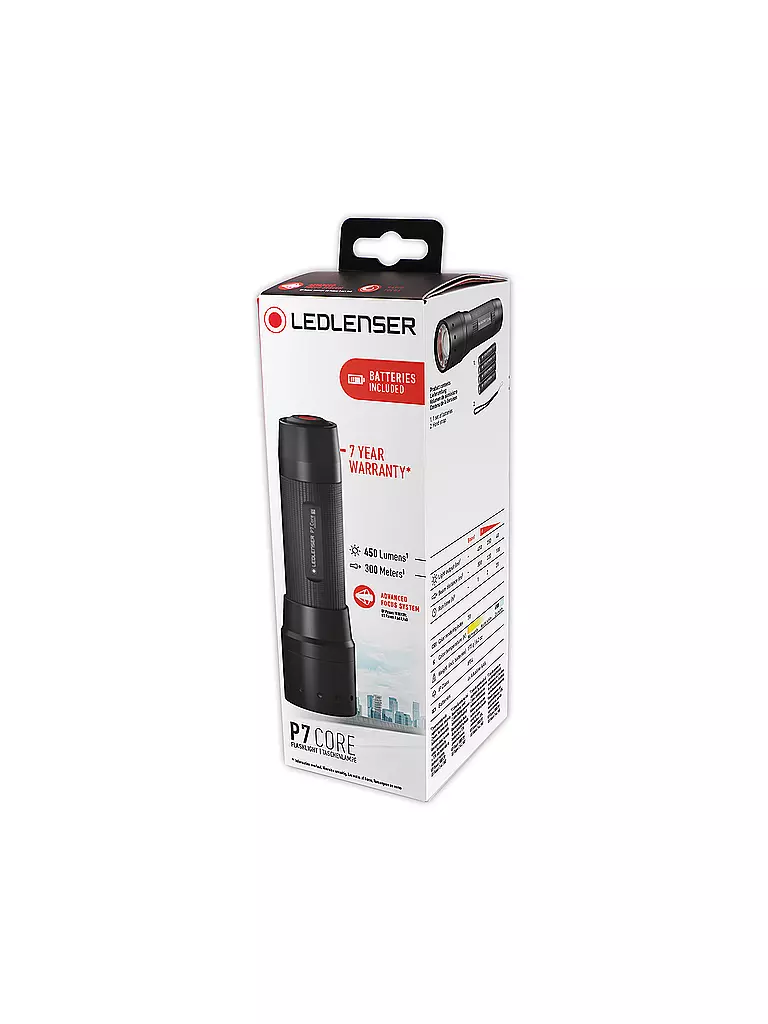 LEDLENSER | Stablampe P7 Core | schwarz