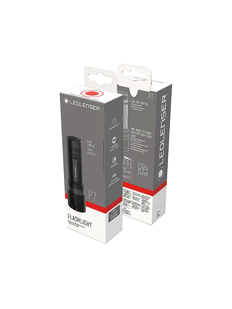 LEDLENSER | Taschenlampe P7 | schwarz