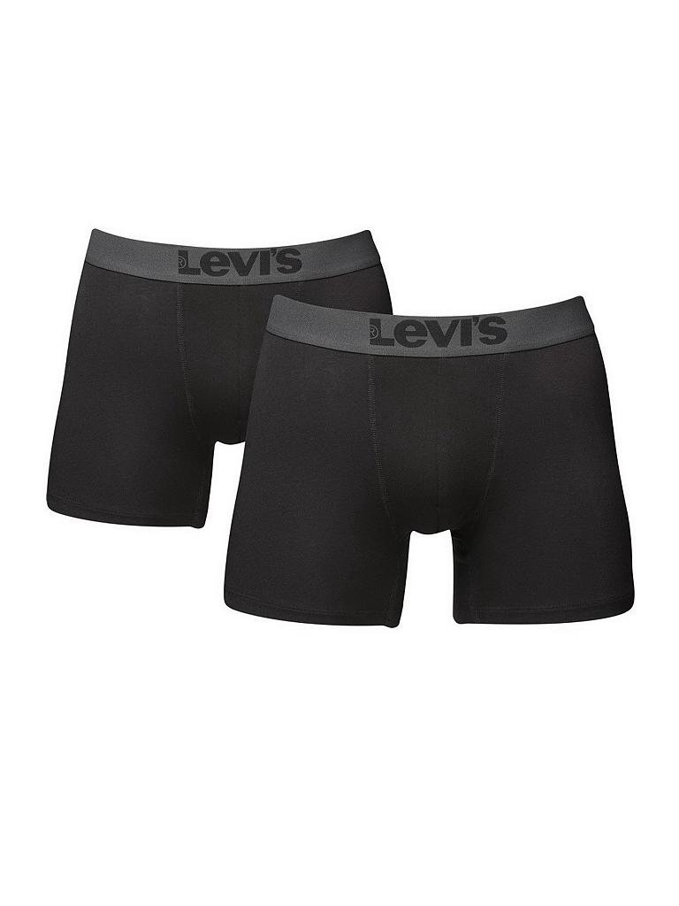 LEVI'S | Herren Unterhosen Boxer Brief 2er Pkg. | schwarz