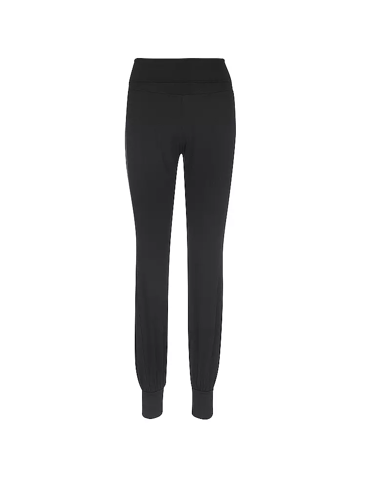 LOUNGE CHERIE | Damen Yogahose Conny | schwarz