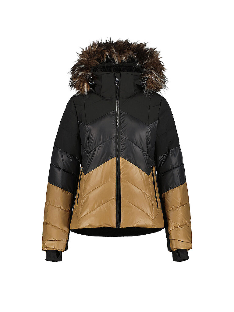 LUHTA Skijacke Membran Stretch-Recycling-Polyester Schwarz