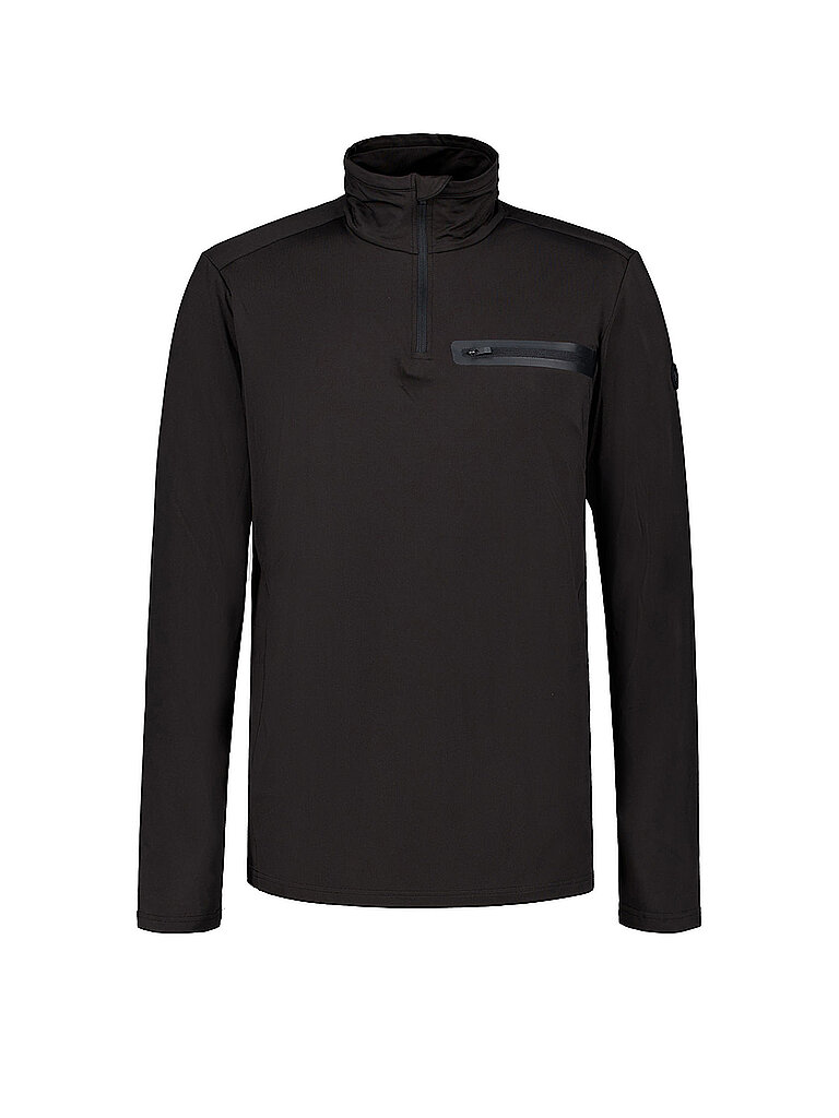 LUHTA Herren Unterzieh Zipshirt Kodannotko schwarz | L