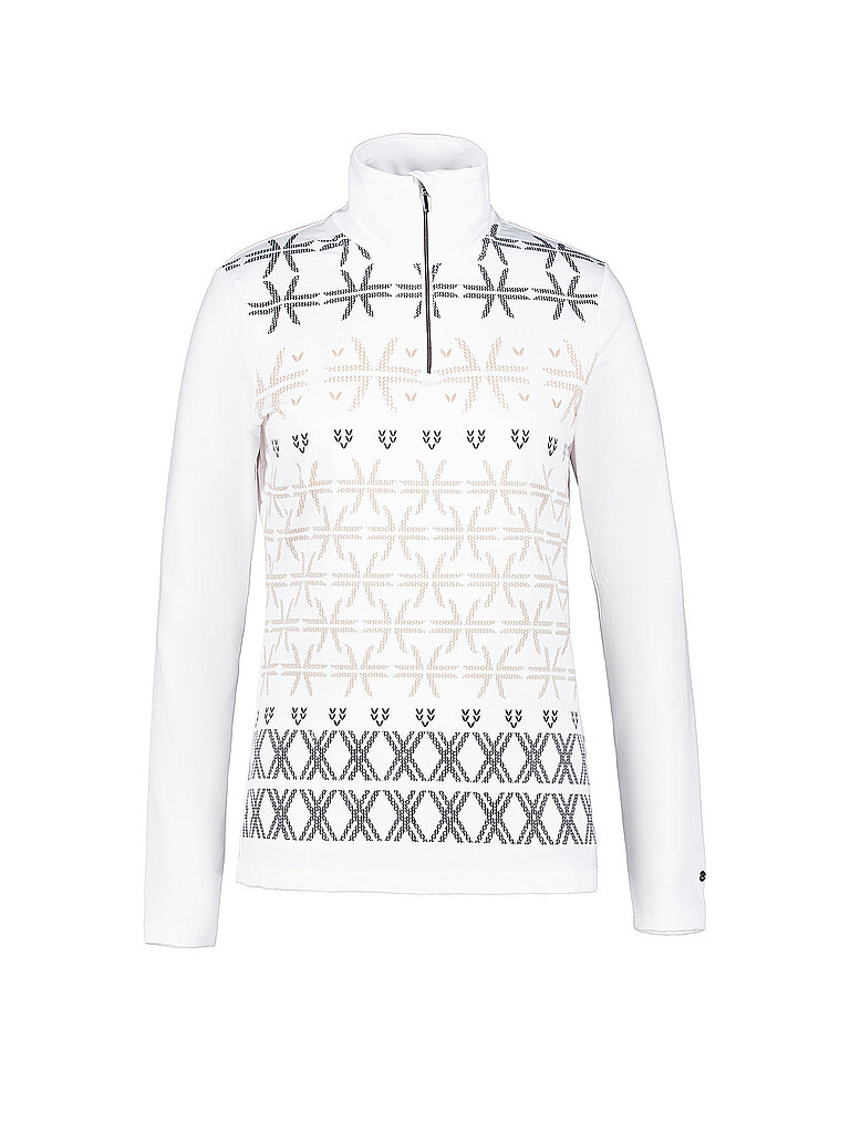 LUHTA Damen Unterzieh Zipshirt Ahjola weiss | S