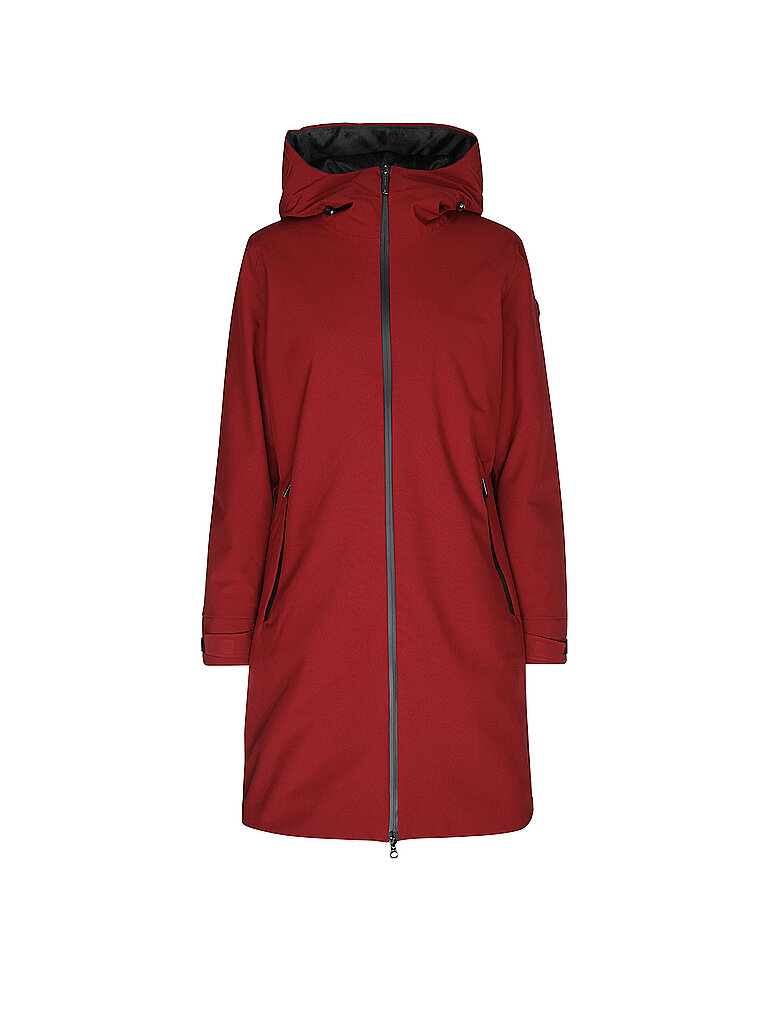 LUHTA Damen Wintermantel Iskola dunkelrot | 38
