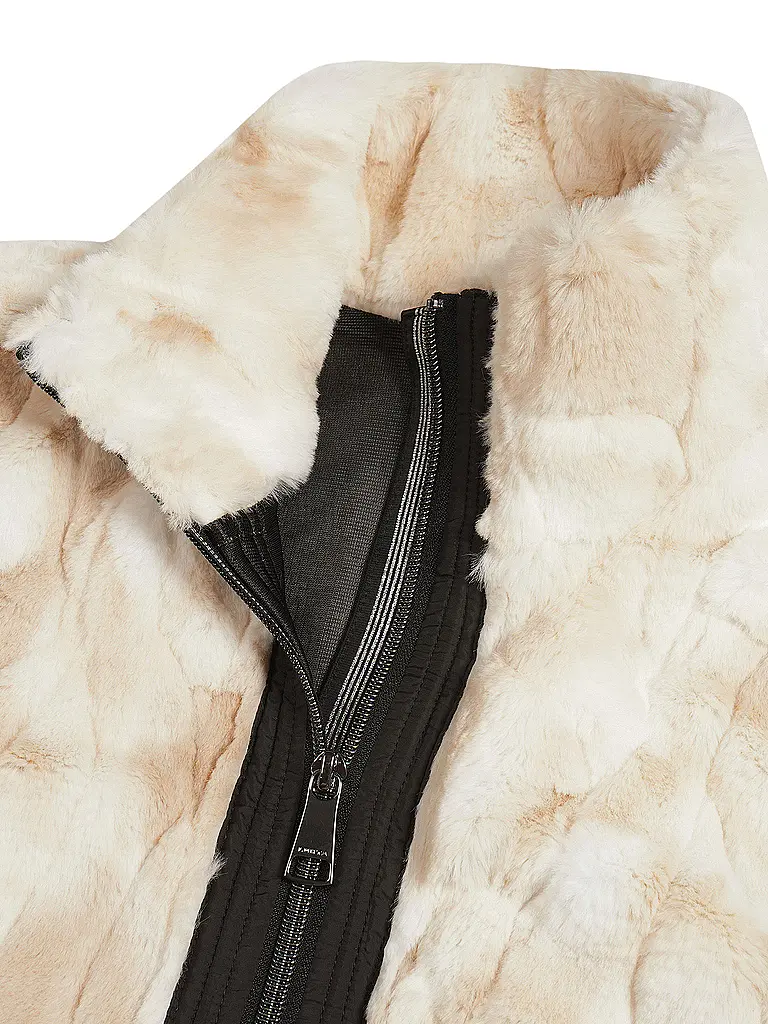 LUHTA | Damen Fleecejacke Ailakkavaara | creme