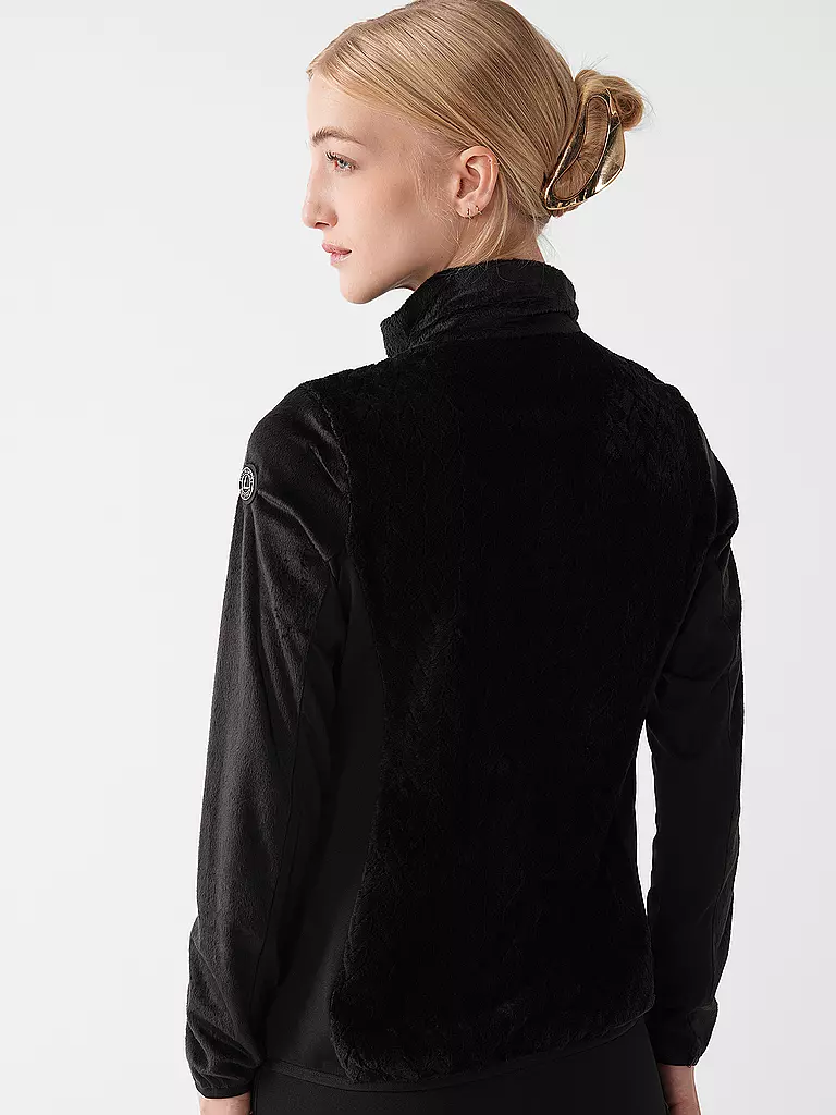 LUHTA | Damen Fleecejacke Ikaala | schwarz