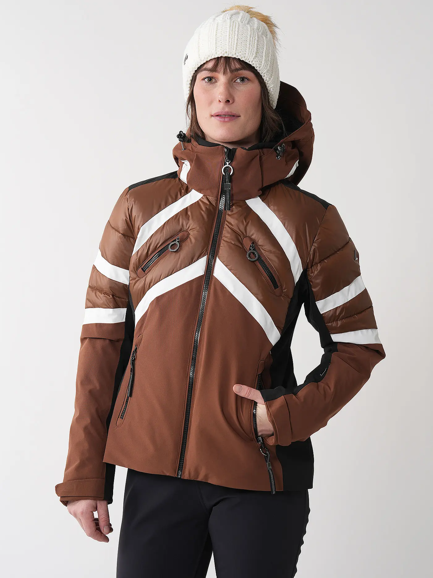 LUHTA | Damen Skijacke Kaamanen | braun