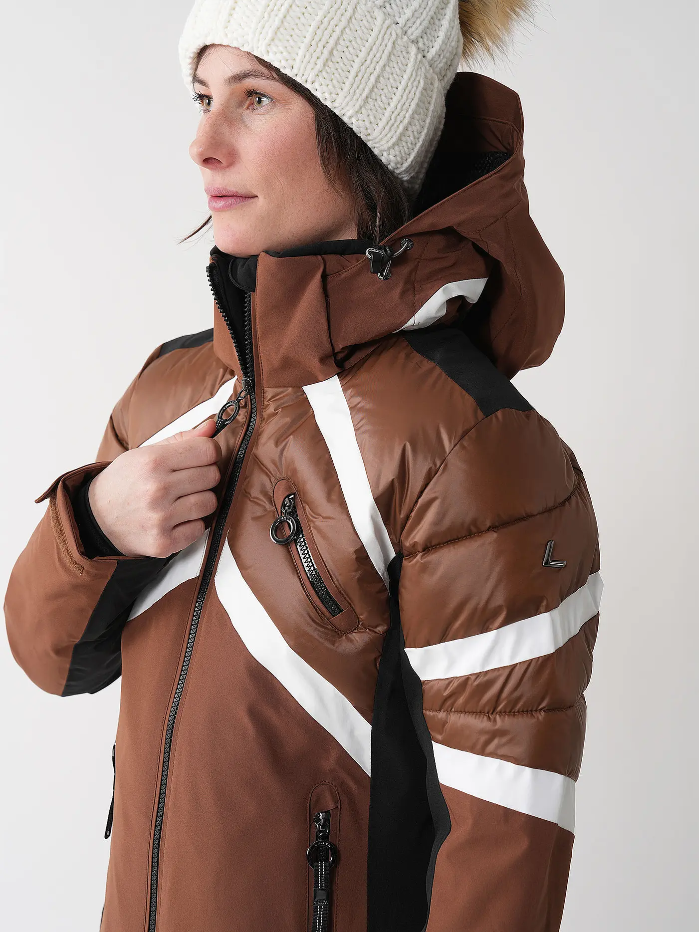 LUHTA | Damen Skijacke Kaamanen | braun