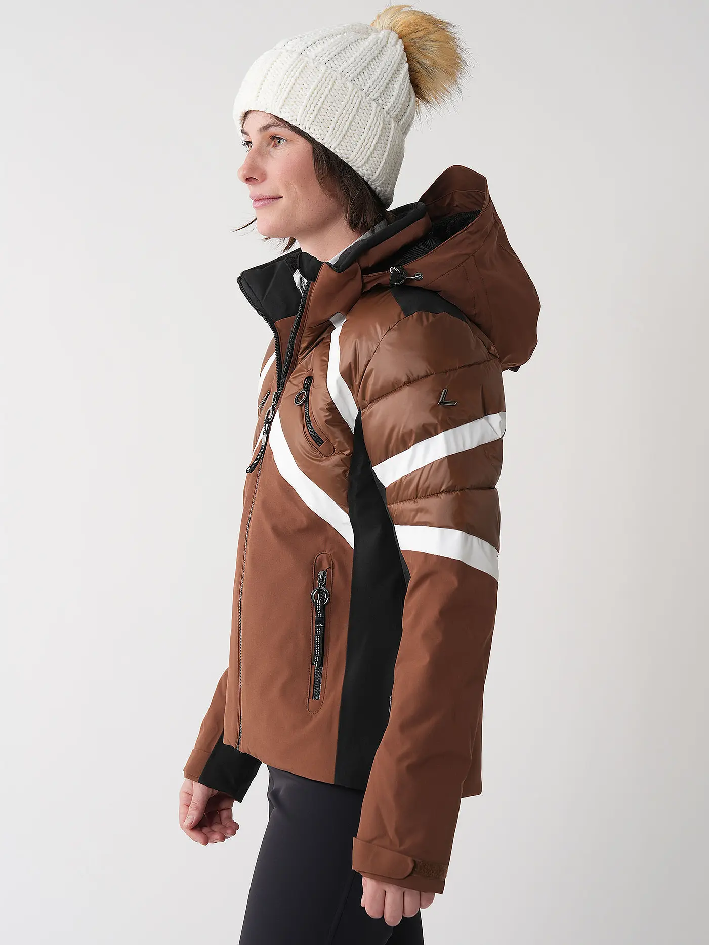 LUHTA | Damen Skijacke Kaamanen | braun