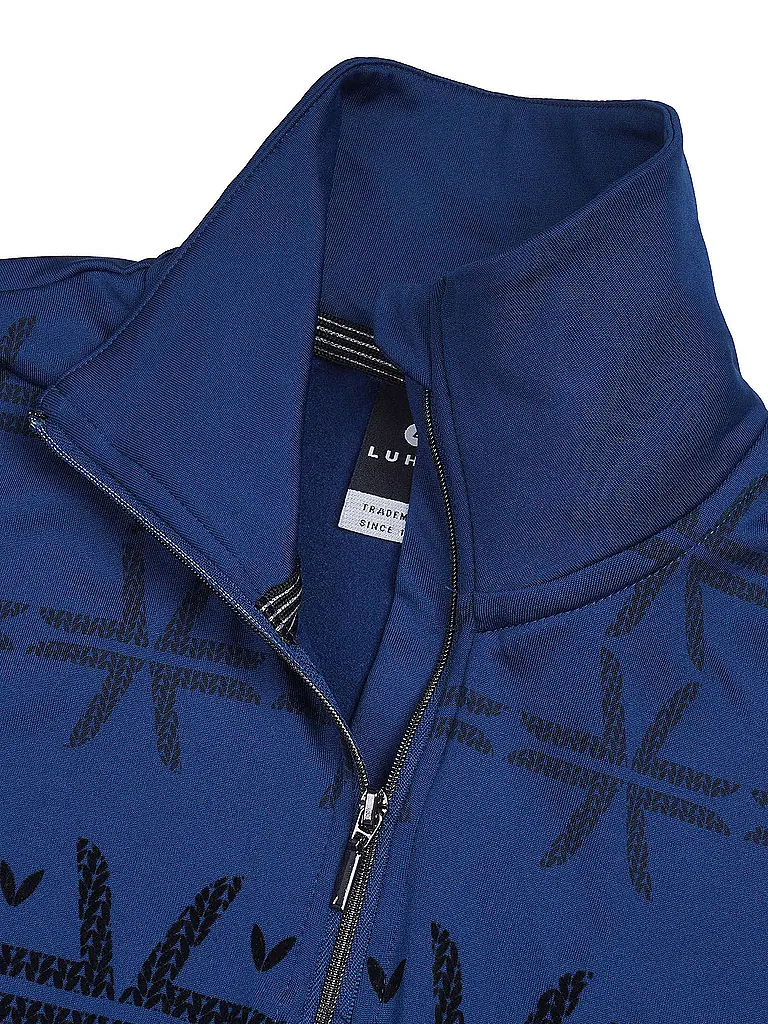 LUHTA | Damen Unterzieh Zipshirt Ahjola | blau
