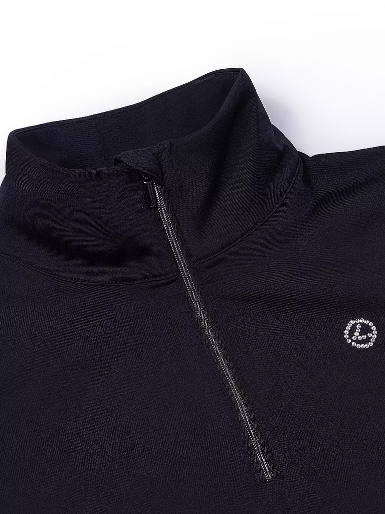 LUHTA | Damen Unterzieh Zipshirt Hailuoto | dunkelblau